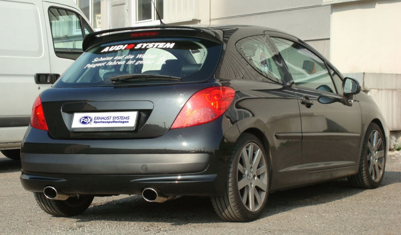 Peugeot 207 - Fox Duplex Performance Auspuff